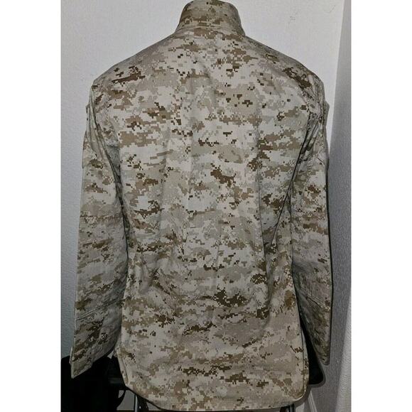 Dessert Marpat Set Med Long Marine Corps Digital Camo Military Shirt & Pants - Picture 3 of 15